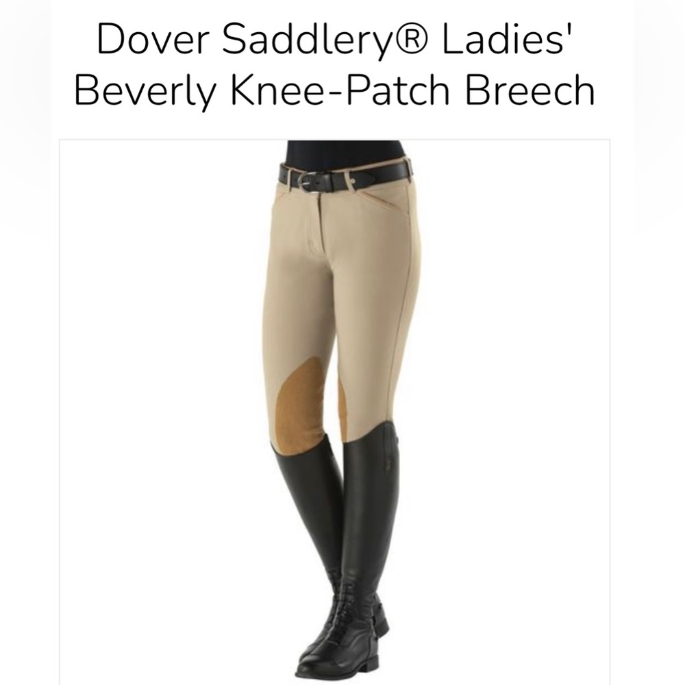 Dover Breeches, girls, youth,  NWT sz 12 tan show pant